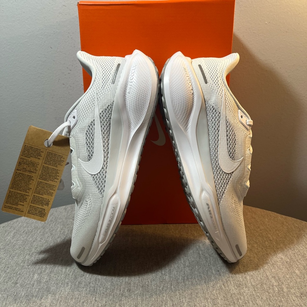Nike Air Zoom Pegasus 41 White Pure Platinum Running Women's Size 9 FD2723 102 - Picture 7 of 11